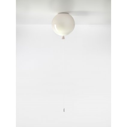 6738 7 brokis memory stropni svitici balonek ze svetle ruzoveho skla 1x15w e27 prum 25cm