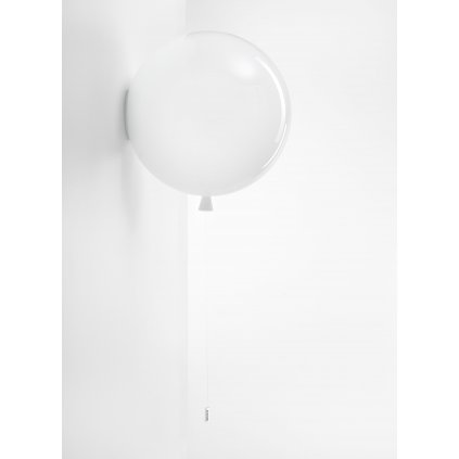 6768 6 brokis memory nastenne svitici balonek ze bileho skla 1x15w e27 prum 40cm