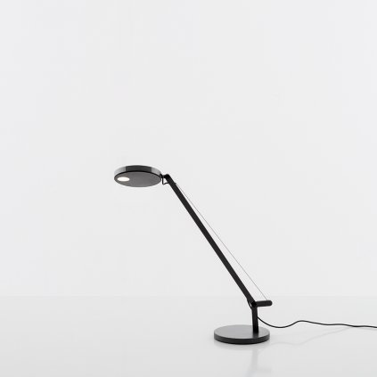 Artemide Demetra Micro Table, antracitová stolní lampička s dotykovým stmívačem, 6W LED 2700K, 51,5cm