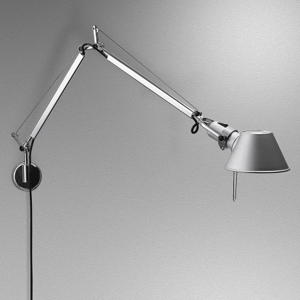 702 4 artemide tolomeo mini parete halo designove nastenne svitidlo s vypinacem 1x70w e27 hlinik max 111cm