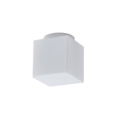 Osmont Apus 1, čtverhranné svítidlo z triplexového skla LED 2W 3000K, IP44, 10,4 x 10,4cm