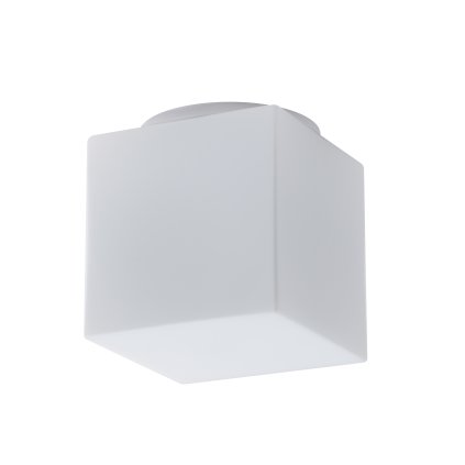 Osmont Apus 3, čtverhranné svítidlo z triplexového skla LED 8W 4000K, IP44, 18,4 x 18,4cm