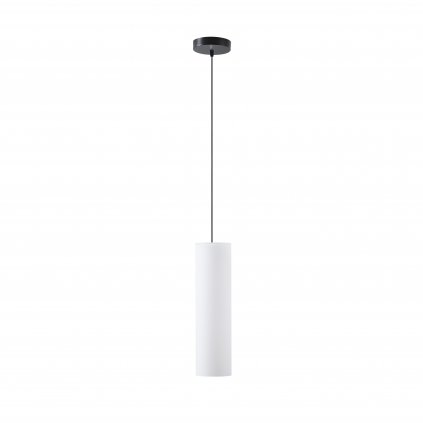 Osmont Kuma S2, závěsné svítidlo z triplexového skla s černým závěsem, 1xE27 40W, IP20, prům.12cm, výška 42cm