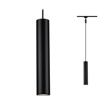Paulmann Catalejo, závěsné svítidlo pro Urail, 1x10W GU10, černá, výška 38cm