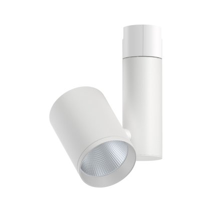 Paulmann URail Zeuz, bílý reflektor, 33W LED 3000K 39° stmívatelný, výška 24,1cm