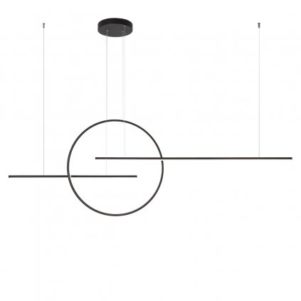 39333 4 redo giotto moderni zavesne svitidlo 66w led 3000k dimswitch cerna delka 176cm