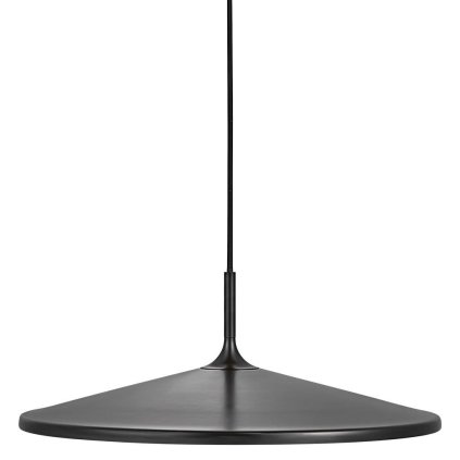 Nordlux Balance, černé závěsné svítidlo, LED 17,5W 2700K, prům.42cm