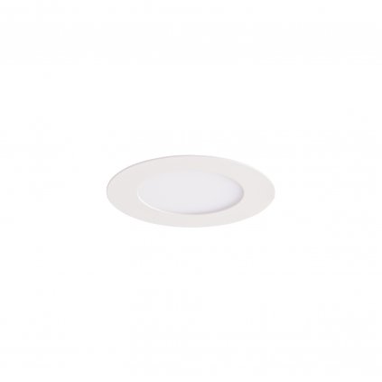 Mivvy Slim, bílý LED panel na strop, 6,5W LED 4000K stmívatelné DALI, Ø11,5cm, IP44