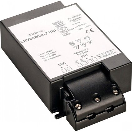 SLV LED driver, trafo 240/24VDC, 36W, 1,5A