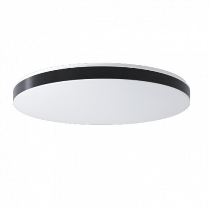 Osmont Delia C5, stropní svítidlo, 6xE27, polymetylmetakrylát s dekorativním černým pásem, prům. 90cm