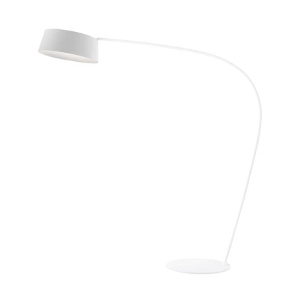 Stilnovo Oxygen_FL1, bílá stojací oblouková lampa se stmívačem, 36W LED 3000K, výška 194cm