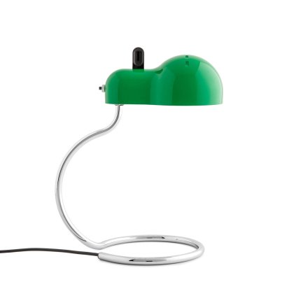 Stilnovo Minitopo Classic, zelená stolní retro lampička, 1x7W LED E27, výška 36cm