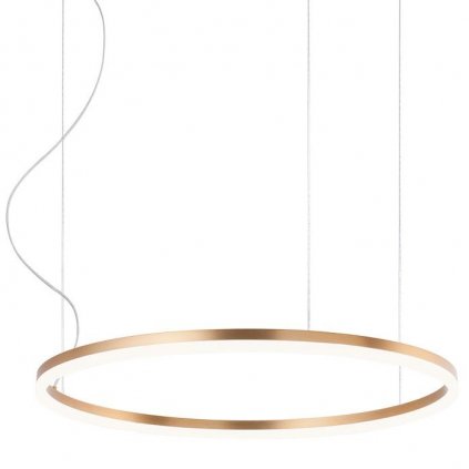 39270 3 redo orbit direct zavesne kruhove svitidlo 42w led 3000k bronz prum 60cm