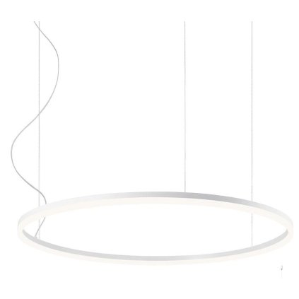 Redo Orbit direct, závěsné kruhové svítidlo, 55W LED 4000K stmívatelné TRIAC, bílá, prům. 80cm