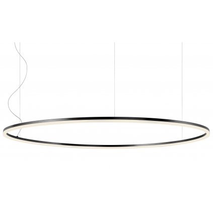 39441 3 redo orbit direct zavesne kruhove svitidlo 105w led 3000k cerna prum 150cm