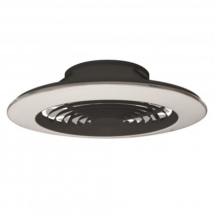 Mantra Alisio XL, stropní svítidlo s ventilátorem a dálkovým ovladačem, LED 95W 2700K-5000K, černá, průměr 73,5cm