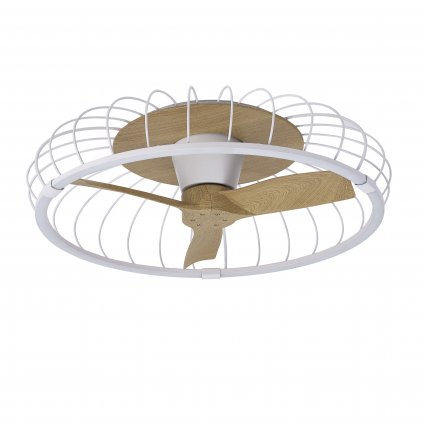 74424 mantra nature stropni svitidlo s ventilatorem a dalkovym ovladacem led 75w 2700k 5000k ventilator 30w drevo bila