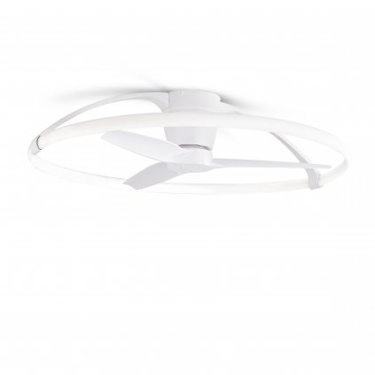 Mantra Nepal, stropní svítidlo s ventilátorem a dálkovým ovladačem, LED 75W 2700K-5000K, bílá, průměr 105cm