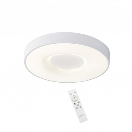 74598 4 mantra coin bile stropni svitidlo led 80w 2700k 5000k s dalkovym ovladacem prumer 50cm