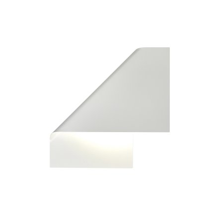 Mantra Luppi, moderní bílé nástěnné svítidlo 1xGX53 37,5x37,5 cm