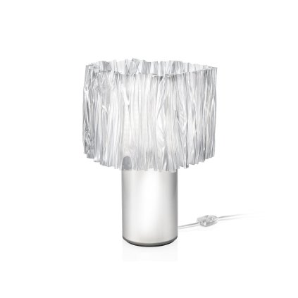 Slamp Accordéon, designové stolní lampa s prismou, 2x12W E27 + 1x6W E14, výška 48cm