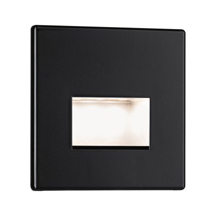 Paulmann Edge Quadro, svítidlo do stěny, 1x1,1W LED 2700K, matná černá, 8x8cm