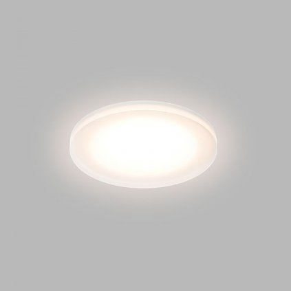 LED2 Static, zápustné svítidlo se saténovým difusorem, 7W 3000K stmívatelné TRIAC, průměr 9,2cm, IP44