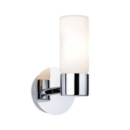 Paulmann Eleon, nástěnné svítidlo 1xG9, chrom/sklo, výška 20,3cm, IP44