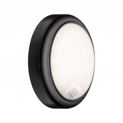 Paulmann tmavě šedé nástěnné/stropní venkovní svítidlo se senzorem pohybu LED 15W 3000K, průměr 18cm, IP44