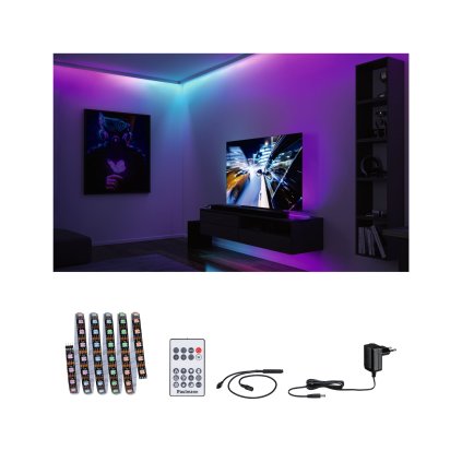 Paulmann EntertainLED Dynamic, sada RGB LED pásku, délka 150cm, 3W , dálkové ovládání