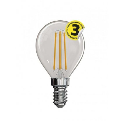 7605 2 led zarovka filament e14 4w 465lm nahrada za 40w tepla bila 2700k