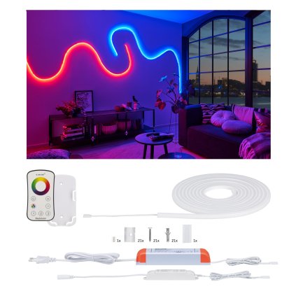 Paulmann MaxLED Flow, LED pásek 43W RGB s trafem, 5m IP67