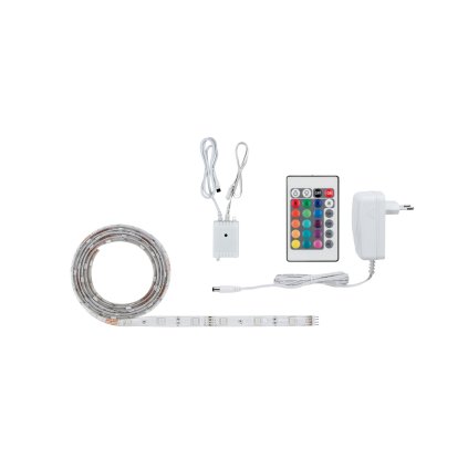 Paulmann SimpLED, LED pásek 10W RGB včetně trafa a dálkového ovládání, 1,5m