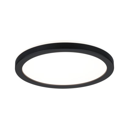 Paulmann Atria Shine, černé stropní svítidlo s korónou, 11,2W LED 3000K, průměr 19cm