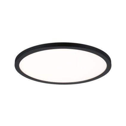 Paulmann Atria Shine, černé stropní svítidlo s korónou, 16W LED 3000K, průměr 29,3cm