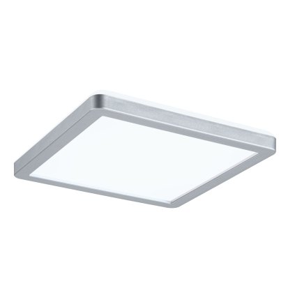 Paulmann Atria Shine, matně chromové stropní svítidlo s korónou, 11,2W LED 4000K, 19x19cm