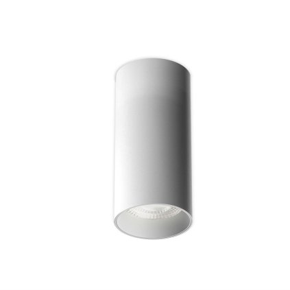 LED2 Luky, bílý stropní váleček, 20W LED 3000K TRIAC, výška 19,2cm