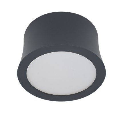 Mantra Gower, stropní svítidlo LED 7W 4000K, černá, průměr 7,9cm