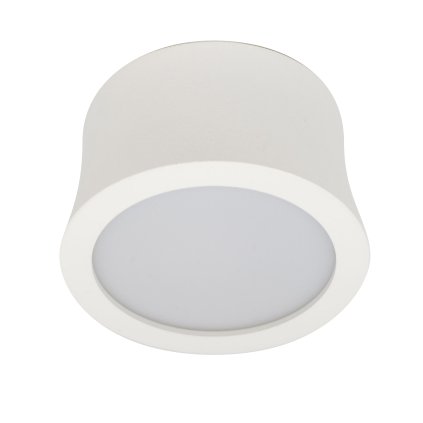 Mantra Gower, stropní svítidlo LED 7W 4000K, pískově bílá, průměr 7,9cm