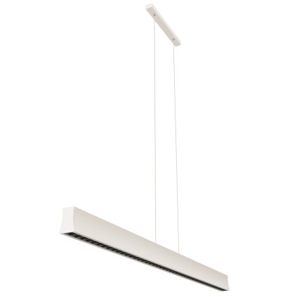 Mantra Hanok, lineární bílé závěsné svítidlo LED 38W 4000K 50°, délka 120cm