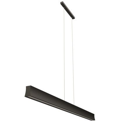 Mantra Hanok, lineární černé závěsné svítidlo LED 38W 4000K 110°, délka 120cm
