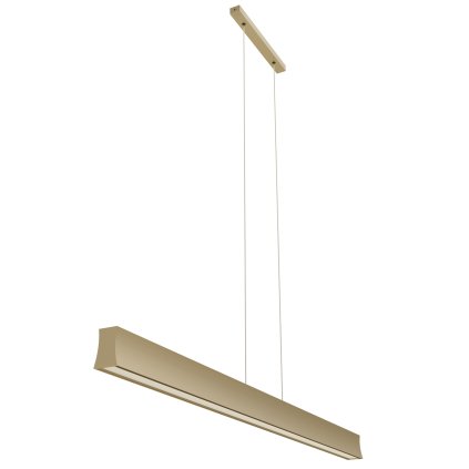 Mantra Hanok, lineární béžové závěsné svítidlo LED 38W 3000K 110°, délka 120cm