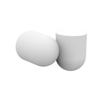 Mantra Ios, nástěnné/stropní svítidlo 1xGU10, bílá, průměr 6cm