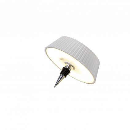 77052 mantra relax nabijeci lampa ve tvaru zatky na lahev led 2w 3000k bila prumer 14cm