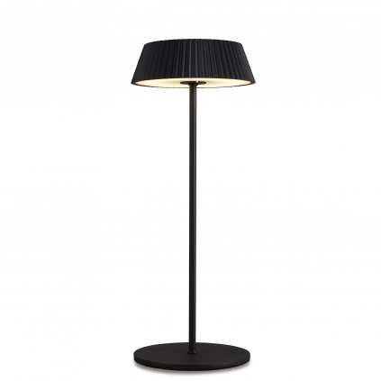 77064 mantra relax stolni nabijeci lampa led 2w 3000k cerna vyska 35cm