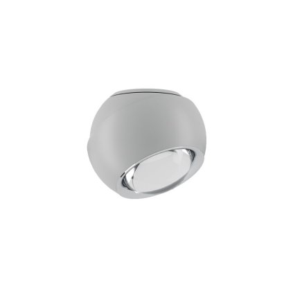 Lodes Spider, bílé stropní svítidlo se směrováním světla, 10W LED 2700K stmívatelné, prům. 12cm