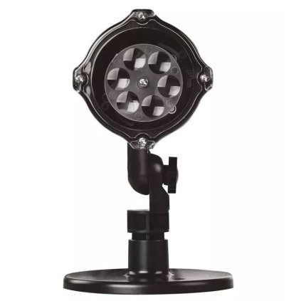 Vánoční LED dekorativní projektor – vločky, venkovní i vnitřní, studená bílá