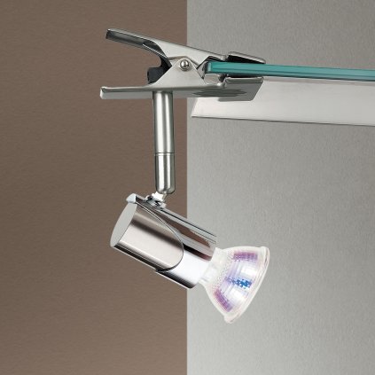 Fabas Alice 2554, spotové svítidlo, 1x50W, matný nikl, vypínač