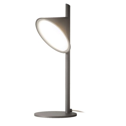 Axolight Orchid, antracitová stolní lampa se stmívačem, 7W LED 3000K, výška 49cm
