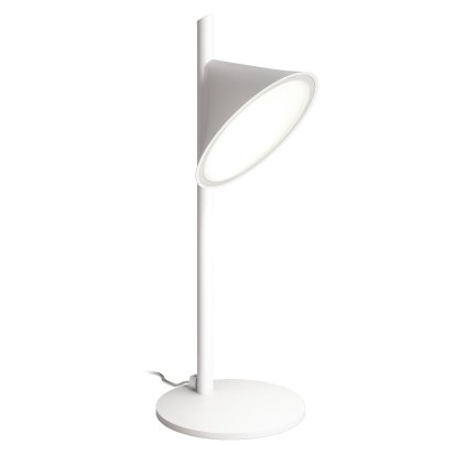 Axolight Orchid, bílá stolní lampa se stmívačem, 7W LED 3000K, výška 49cm